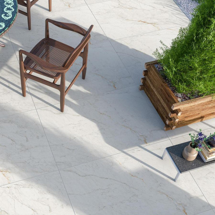 Carrara Marble Porcelain Paving